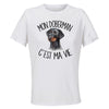 Maillot de Sport Femme Doberman C'est La Vie - T-Shirt Respirant Polyester Manches Courtes - Cadeau Sportive Anniversaire Noël Fête des Mères