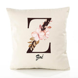 Housse de Coussin Premium Zoé - Coton Canvas Fairtrade Beige Idée Cadeau Décoration Canapé