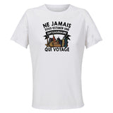 Maillot de Sport Femme Voyage Septuagenaire - T-Shirt Respirant Polyester Manches Courtes - Cadeau Sportive Anniversaire Noël Fête des Mères