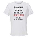 Maillot de Sport Femme pour Cheffe De Projet Ca n'existe Pas - T-Shirt Respirant Polyester Manches Courtes - Cadeau Sportive Anniversaire Noël Fête des Mères