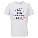 Maillot de Sport Femme Estelle Elle Assure - T-Shirt Respirant Polyester Manches Courtes - Cadeau Sportive Anniversaire Noël Fête des Mères