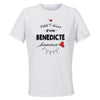 Maillot de Sport Femme pour Benedicte Damour - T-Shirt Respirant Polyester Manches Courtes - Cadeau Sportive Anniversaire Noël Fête des Mères