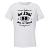 Maillot de Sport Femme 1949 Millesime Grand Cru Ministere Magie - T-Shirt Respirant Polyester Manches Courtes - Cadeau Sportive Anniversaire Noël Fête des Mères