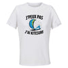 Maillot de Sport Femme Kitesurf J'peux Pas - T-Shirt Respirant Polyester Manches Courtes - Cadeau Sportive Anniversaire Noël Fête des Mères