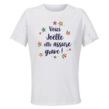 Maillot de Sport Femme Joelle Elle Assure - T-Shirt Respirant Polyester Manches Courtes - Cadeau Sportive Anniversaire Noël Fête des Mères