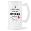 Verre à bière Opticien adoré | Chope de Bière Pinte Idée Cadeau Humour Collègue famille Homme Anniversaire Noël