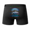 Caleçon Marraine Policiere - Humour Boxer Coton Idée Cadeau Fête des Pères