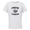 Maillot de Sport Femme Modelisme J'peux Pas - T-Shirt Respirant Polyester Manches Courtes - Cadeau Sportive Anniversaire Noël Fête des Mères