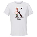 Maillot de Sport Femme Kelly Lettre - T-Shirt Respirant Polyester Manches Courtes - Cadeau Sportive Anniversaire Noël Fête des Mères