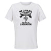 Maillot de Sport Femme Aquagym Copy Octogenaire - T-Shirt Respirant Polyester Manches Courtes - Cadeau Sportive Anniversaire Noël Fête des Mères