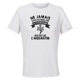 Maillot de Sport Femme Aquagym Copy Octogenaire - T-Shirt Respirant Polyester Manches Courtes - Cadeau Sportive Anniversaire Noël Fête des Mères