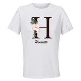 Maillot de Sport Femme Henriette Lettre - T-Shirt Respirant Polyester Manches Courtes - Cadeau Sportive Anniversaire Noël Fête des Mères