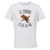 Maillot de Sport Femme Coran C'est La Vie - T-Shirt Respirant Polyester Manches Courtes - Cadeau Sportive Anniversaire Noël Fête des Mères