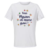 Maillot de Sport Femme Myriam Elle Assure - T-Shirt Respirant Polyester Manches Courtes - Cadeau Sportive Anniversaire Noël Fête des Mères