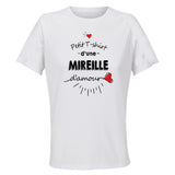 Maillot de Sport Femme Mireille Damour - T-Shirt Respirant Polyester Manches Courtes - Cadeau Sportive Anniversaire Noël Fête des Mères
