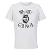 Maillot de Sport Femme Husky C'est La Vie - T-Shirt Respirant Polyester Manches Courtes - Cadeau Sportive Anniversaire Noël Fête des Mères