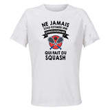 Maillot de Sport Femme Squash Copie 4 Quinquagenaire - T-Shirt Respirant Polyester Manches Courtes - Cadeau Sportive Anniversaire Noël Fête des Mères