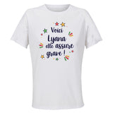 Maillot de Sport Femme Lyana Elle Assure - T-Shirt Respirant Polyester Manches Courtes - Cadeau Sportive Anniversaire Noël Fête des Mères