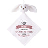 Doudou Bébé Lapin Elena Créature Parfaite Gaze de Coton Cadeau Baby Shower