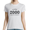Cuvée 2000 Grand cru d'exception | T-Shirt Anniversaire Femme année de Naissance