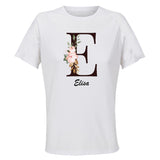 Maillot de Sport Femme pour Elisa Lettre - T-Shirt Respirant Polyester Manches Courtes - Cadeau Sportive Anniversaire Noël Fête des Mères