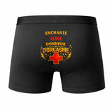 Caleçon Serge Donneur d'Orgasme - Humour Boxer Coton Idée Cadeau