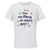 Maillot de Sport Femme Mamy Elle Assure - T-Shirt Respirant Polyester Manches Courtes - Cadeau Sportive Anniversaire Noël Fête des Mères