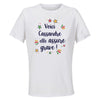 Maillot de Sport Femme pour Cassandre Elle Assure - T-Shirt Respirant Polyester Manches Courtes - Cadeau Sportive Anniversaire Noël Fête des Mères