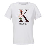Maillot de Sport Femme Kimberley Lettre - T-Shirt Respirant Polyester Manches Courtes - Cadeau Sportive Anniversaire Noël Fête des Mères