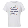 Maillot de Sport Femme pour Clarisse Elle Assure - T-Shirt Respirant Polyester Manches Courtes - Cadeau Sportive Anniversaire Noël Fête des Mères