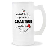 Verre à bière Chanteur adoré | Chope de Bière Pinte Idée Cadeau Humour Collègue famille Homme Anniversaire Noël