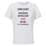 Maillot de Sport Femme pour Cheffe Ca n'existe Pas - T-Shirt Respirant Polyester Manches Courtes - Cadeau Sportive Anniversaire Noël Fête des Mères