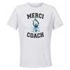 Maillot de Sport Femme pour Merci Water Polo Coach - T-Shirt Respirant Polyester Manches Courtes - Cadeau Sportive Anniversaire Noël Fête des Mères
