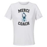 Maillot de Sport Femme pour Merci Water Polo Coach - T-Shirt Respirant Polyester Manches Courtes - Cadeau Sportive Anniversaire Noël Fête des Mères