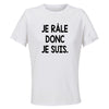 Maillot de Sport Femme Je Rale Donc Je suis - T-Shirt Respirant Polyester Manches Courtes - Cadeau Sportive Anniversaire Noël Fête des Mères