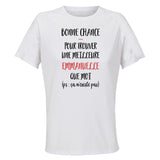 Maillot de Sport Femme Emmanuelle Ca n'existe Pas - T-Shirt Respirant Polyester Manches Courtes - Cadeau Sportive Anniversaire Noël Fête des Mères