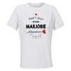 Maillot de Sport Femme Marjorie Damour - T-Shirt Respirant Polyester Manches Courtes - Cadeau Sportive Anniversaire Noël Fête des Mères