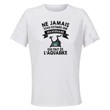 Maillot de Sport Femme Aquabike Sexagenaire - T-Shirt Respirant Polyester Manches Courtes - Cadeau Sportive Anniversaire Noël Fête des Mères