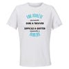Maillot de Sport Femme Une Athlete Formidable Blanc - T-Shirt Respirant Polyester Manches Courtes - Cadeau Sportive Anniversaire Noël Fête des Mères