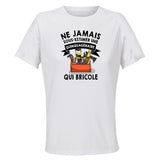 Maillot de Sport Femme Bricolage Quinquagenaire - T-Shirt Respirant Polyester Manches Courtes - Cadeau Sportive Anniversaire Noël Fête des Mères