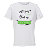 Maillot de Sport Femme Chanteuse Meilleure de Tous Les Temps Femme-1 - T-Shirt Respirant Polyester Manches Courtes - Cadeau Sportive Anniversaire Noël Fête des Mères