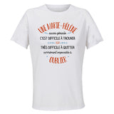 Maillot de Sport Femme Une Marie-Helene Aussi Geniale - T-Shirt Respirant Polyester Manches Courtes - Cadeau Sportive Anniversaire Noël Fête des Mères