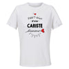 Maillot de Sport Femme Cariste Damour - T-Shirt Respirant Polyester Manches Courtes - Cadeau Sportive Anniversaire Noël Fête des Mères