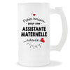 Verre à bière Assistante maternelle adorée femme | Chope de Bière Pinte Idée Cadeau Humour Collègue famille Homme Anniversaire Noël