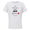 Maillot de Sport Femme Lilou Damour - T-Shirt Respirant Polyester Manches Courtes - Cadeau Sportive Anniversaire Noël Fête des Mères