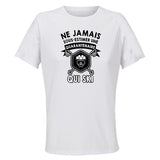 Maillot de Sport Femme Ski Quarantenaire - T-Shirt Respirant Polyester Manches Courtes - Cadeau Sportive Anniversaire Noël Fête des Mères