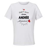 Maillot de Sport Femme Andree Damour - T-Shirt Respirant Polyester Manches Courtes - Cadeau Sportive Anniversaire Noël Fête des Mères
