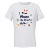 Maillot de Sport Femme Manon Elle Assure - T-Shirt Respirant Polyester Manches Courtes - Cadeau Sportive Anniversaire Noël Fête des Mères
