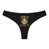Culotte Tanga Personnalisé Femme Course Auto Kopia Jpeux Pas - sous-Vêtement Coton Idée Cadeau Humour Saint Valentin Anniversaire
