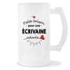 Verre à bière Écrivaine adorée femme | Chope de Bière Pinte Idée Cadeau Humour Collègue famille Homme Anniversaire Noël